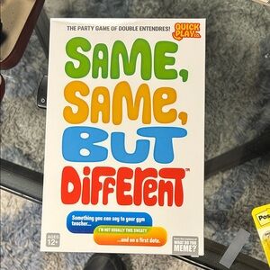 Quick Play Same, Same, But Different Party Game - Multicolor
